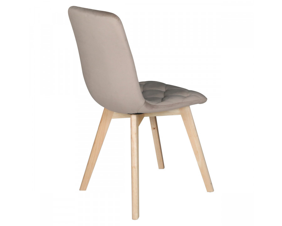 Стілець ANETTE каркас дерево / Темний беж