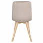 Стілець ANETTE каркас дерево / Темний беж
