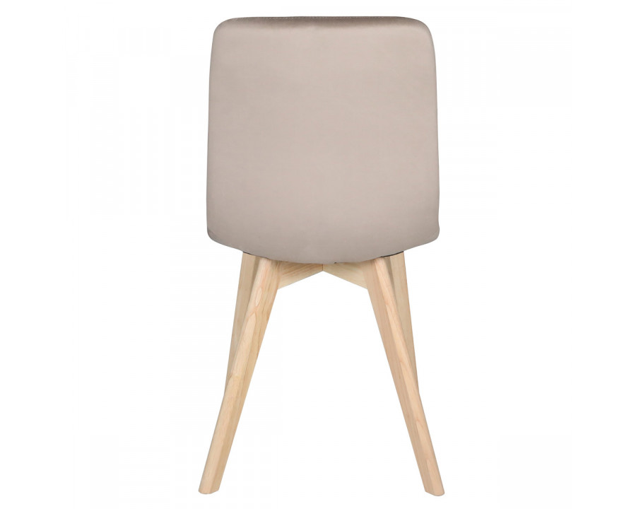 Стілець ANETTE каркас дерево / Темний беж