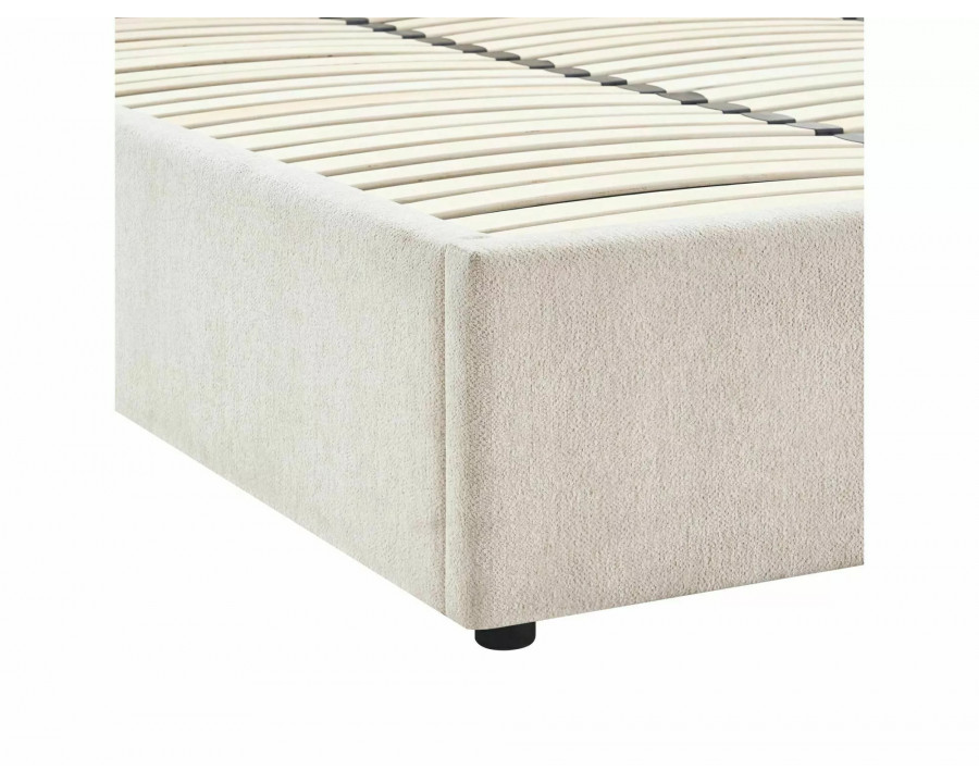 Ліжко двоспальне м'яке Lumia Raven 160×200 Бежева тканина