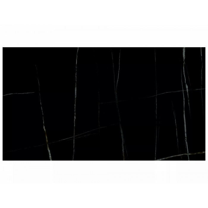 Стіл обідній розкладний MONCLER CERAMIC Чорний Sahara Noir / Чорний мат (160-240)X90