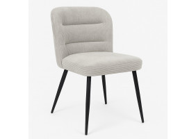 Стілець КЛІФ метал сидіння тканина 50x57x82 см Сірий