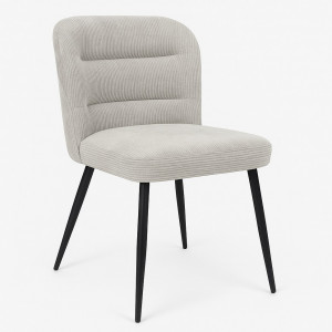 Стілець КЛІФ метал сидіння тканина 50x57x82 см Сірий