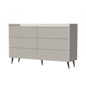 Комод ADEMO REG 3 150х92х41 кашемір / кашемір