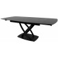Infinity Black Marble стіл розкладний кераміка 90х140-200 см