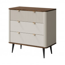 Комод MARLY REG 11 90х82х40 кашемір / горіх