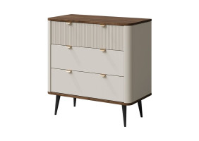 Комод MARLY REG 11 90х82х40 кашемір / горіх