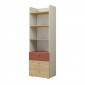Шафа YUKI REG 5 60х185х40 сірий / бежевий / дуб / коньяк