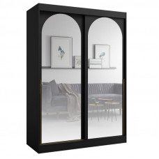 Шафа-купе MODIN 150 150х215х65 чорний / золотий