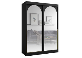 Шафа-купе MODIN 150 150х215х65 чорний / золотий