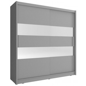 Шафа-купе Мая II / Maja II 200 2-дверна з дзеркалом Графіт 200х62х214 см.
