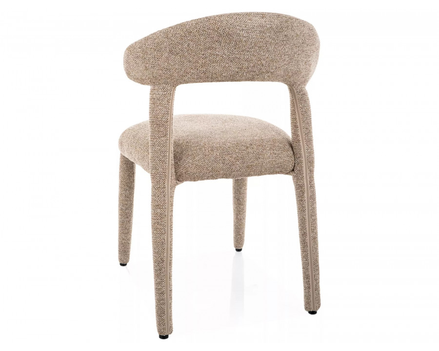 Стілець кухонний обідній м'який Cava Бежева тканина / Бежевий каркас