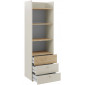 Шафа YUKI REG 5 60х185х40 сірий / бежевий / дуб