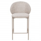 Напівбарний стілець RINO кашемір каркас/бежева тканина