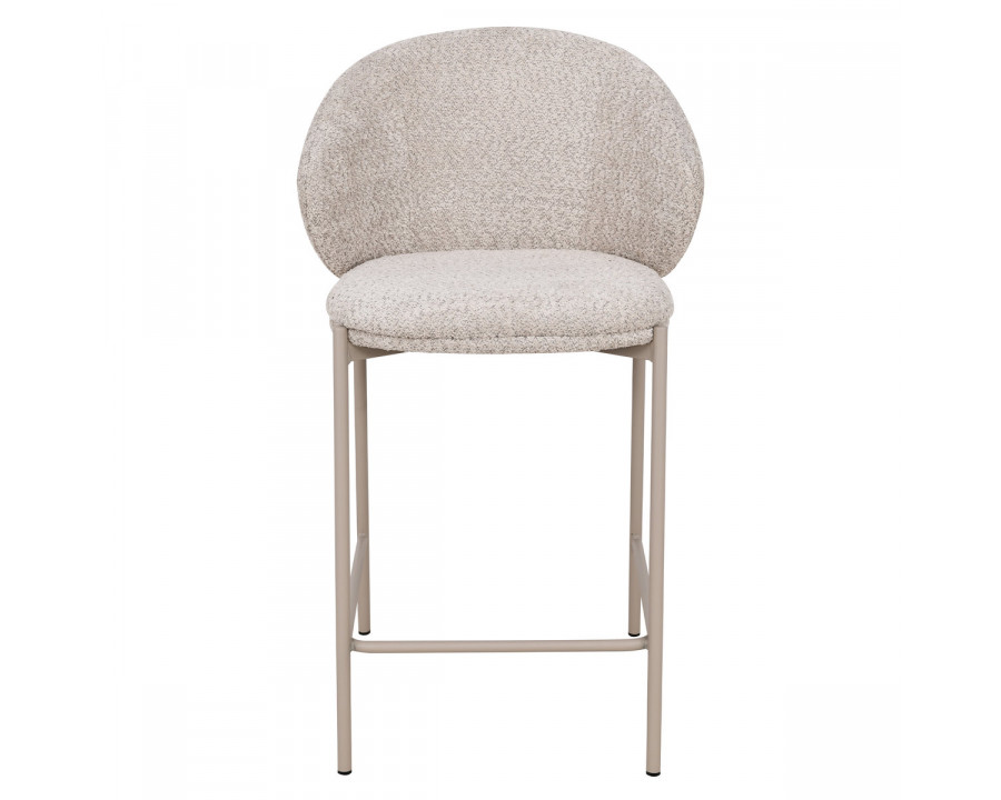 Напівбарний стілець RINO кашемір каркас/бежева тканина