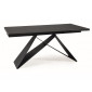 Стіл обідній розкладний WESTIN CERAMIC 160(240)*90 чорний SAHARA NOIR/чорний мат WESTINCCC160