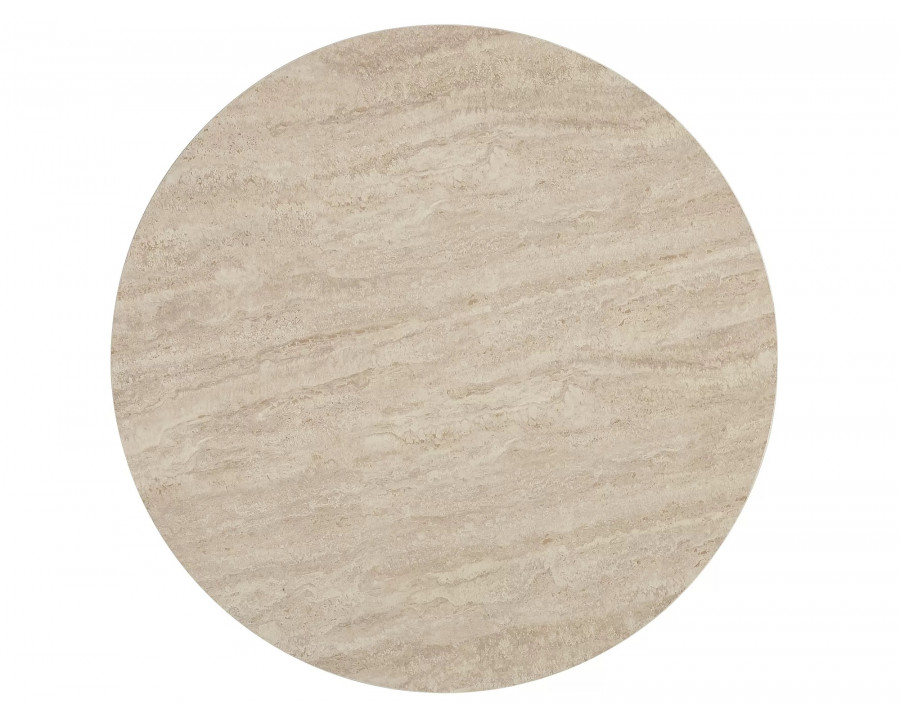 Стіл обідній кухонний Amadeo ø90 см Кашемір Беж