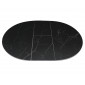 Стіл обідній розкладний GENEWA CERAMIC 105(140)*105 стіл Чорний