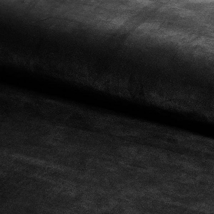 Стілець кухонний COLBY VELVET чорний каркас/чорний BL.19 COLBYVCC