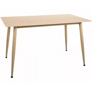 Стіл обідній кухонний Rion 130×70 см Кераміка Беж / Кашемір каркас