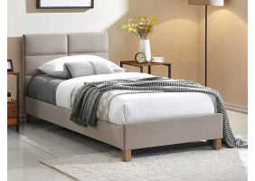 Ліжко односпальне SIERRA VELVET 90X200 Сірий TAP.192 SIERRAV90BED