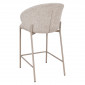 Напівбарний стілець RINO кашемір каркас/бежева тканина
