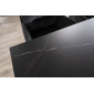 Стіл обідній розкладний SALVADORE CERAMIC 160(240)*90 чорний SAHARA NOIR/чорний мат SALVADORECC160
