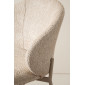 Напівбарний стілець RINO кашемір каркас/бежева тканина