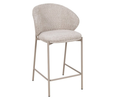 Напівбарний стілець RINO кашемір каркас/бежева тканина