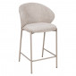 Напівбарний стілець RINO кашемір каркас/бежева тканина