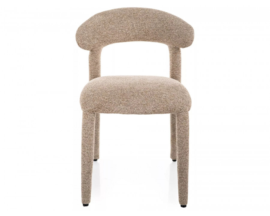 Стілець кухонний обідній м'який Cava Бежева тканина / Бежевий каркас