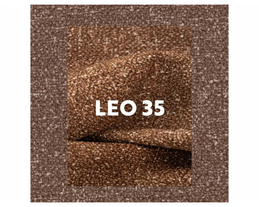 Стілець кухонний обідній м'який Notti Leo Кемел тканина / Чорний каркас