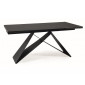 Стіл обідній розкладний WESTIN CERAMIC 160(240)*90 чорний SAHARA NOIR/чорний мат WESTINCCC160