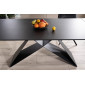 Стіл обідній розкладний WESTIN CERAMIC 160(240)*90 чорний SAHARA NOIR/чорний мат WESTINCCC160
