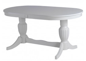 Стіл обідній Бланка розкладний, 160/200x90x75 см, Білий