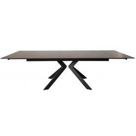 Swank Lofty Black стіл обідній кераміка 90X180(260) Чорний