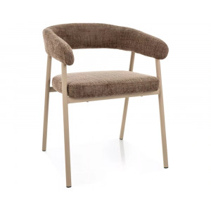 Стілець кухонний обідній м'який Katana Капучіно тканина / Кашемір каркас