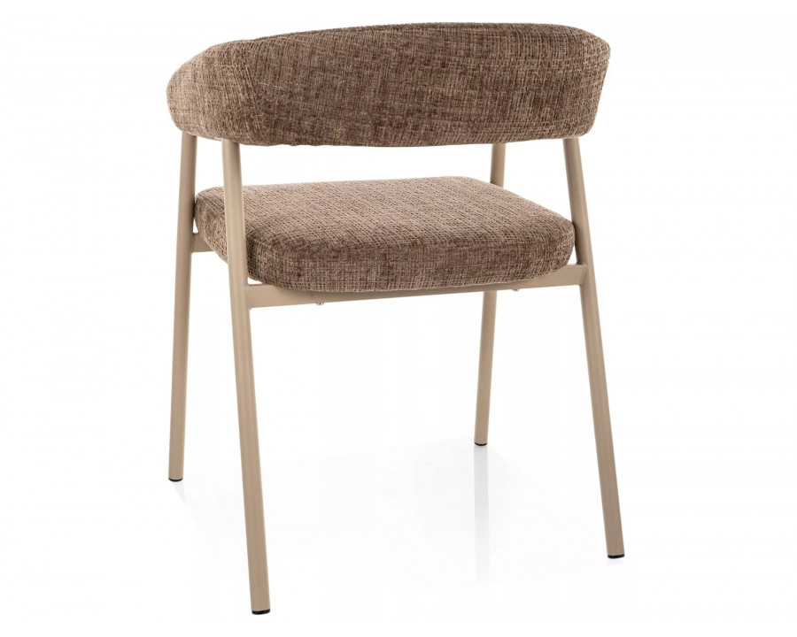 Стілець кухонний обідній м'який Katana Капучіно тканина / Кашемір каркас
