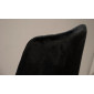 Стілець Прайм барний метал сидіння тканина 420x540x1115 чорний