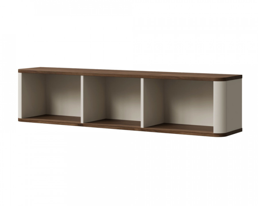 Полиця на стіну MARLY REG 20 127х30х25 кашемір / горіх