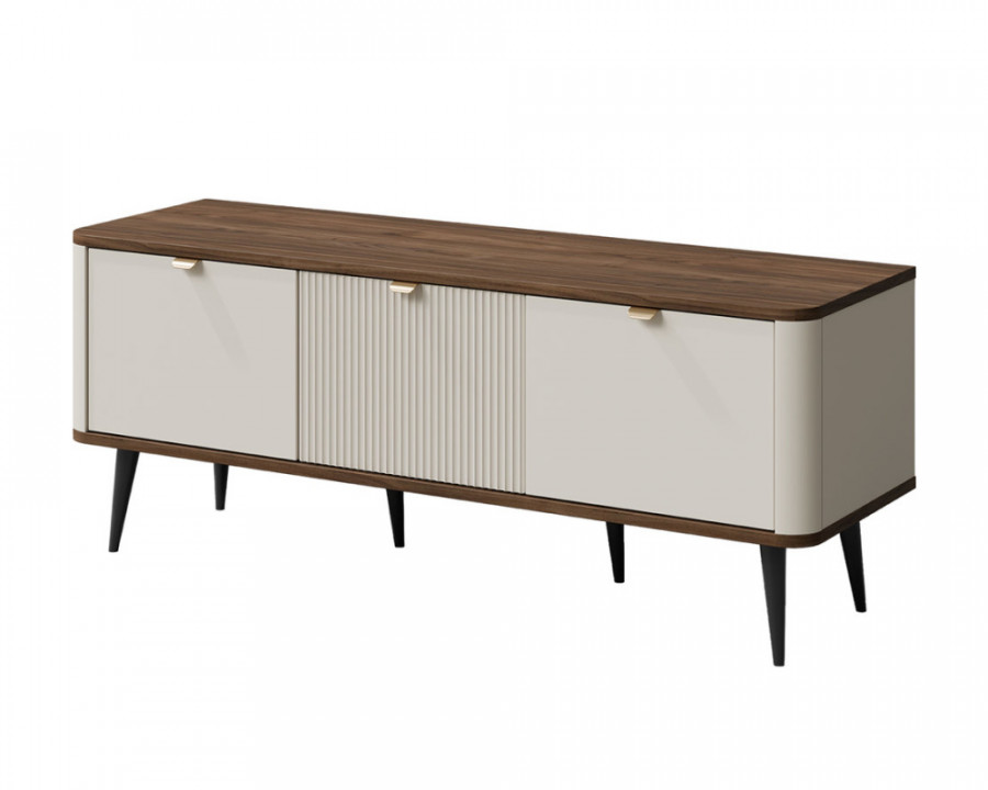 Тумба під телевізор MARLY REG 14 130х52х40 кашемір / горіх