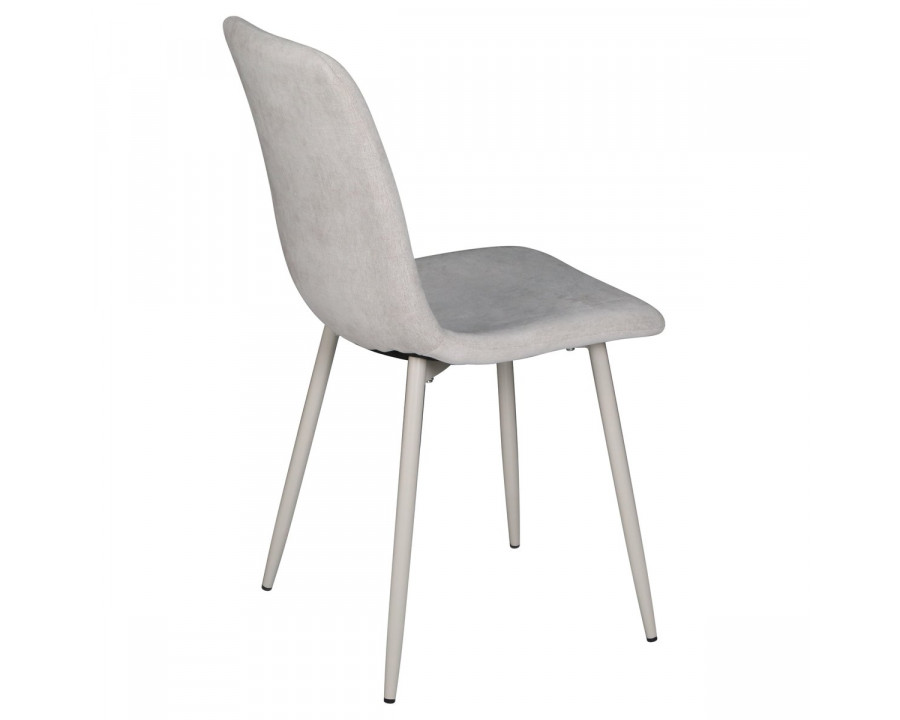 Стілець кухонний TERA Кашемір каркас / Світло-сірий тканина