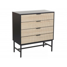 Комод MAGO K2 40х80 дуб / чорний мат MAGOK2