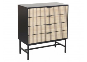 Комод MAGO K2 40х80 дуб / чорний мат MAGOK2