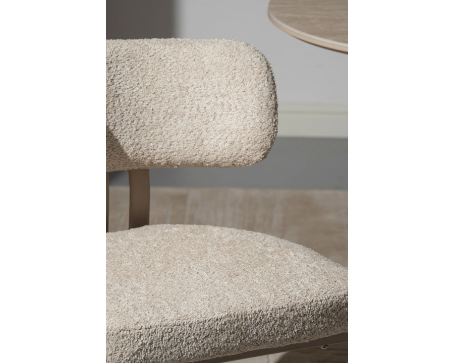 Cтілець кухонний TANO кашемір каркас/бежева тканина