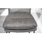 Стілець Гордон метал сидіння екошкіра 480x680x905 чорний