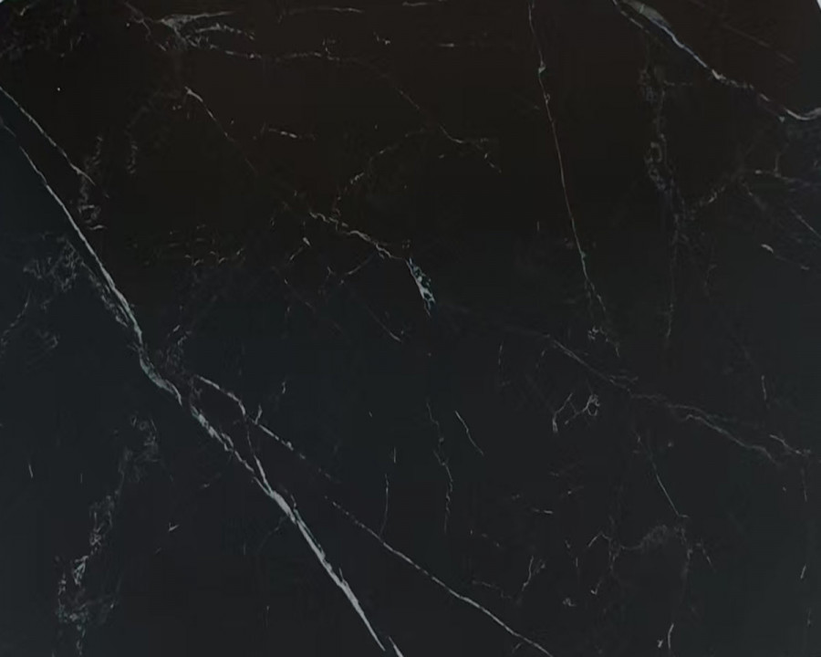 Стіл обідній розкладний AVENTO CERAMIC 80(130)*80 чорний / чорний