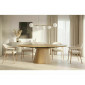 Стіл обідній кухонний розкладний Marocco (160–200)×100 см МДФ + шпон Дуб / Дуб каркас