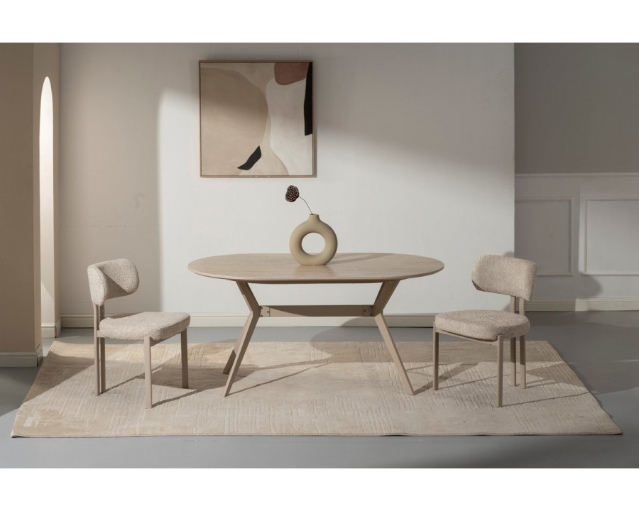 Cтілець кухонний TANO кашемір каркас/бежева тканина