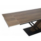 Стіл обідній розкладний GENESIS LEGNO 180(240)*90 дуб / чорний / дуб GENESISD180